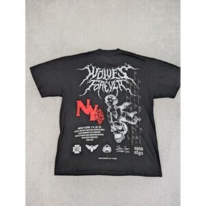 Darc Sport Shirt Mens Small Black NY Wolves Forever Tee Limited Oversized New